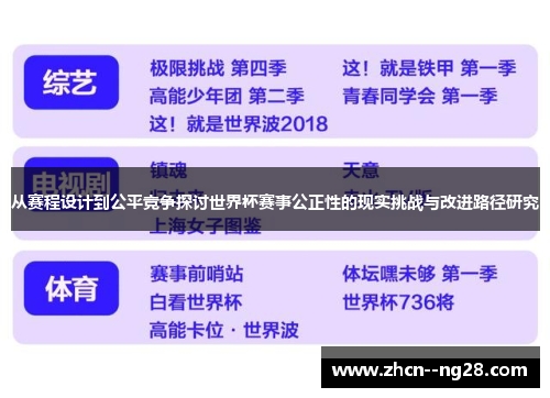从赛程设计到公平竞争探讨世界杯赛事公正性的现实挑战与改进路径研究